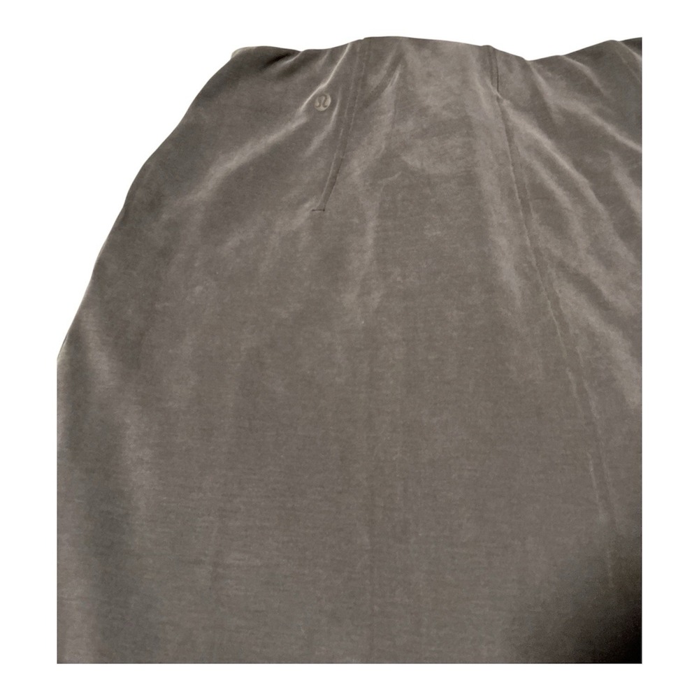 Lululemon Softstreme High Rise Midi Skirt, Retail $88 Washed Black Size 8 A Line - Picture 14 of 14